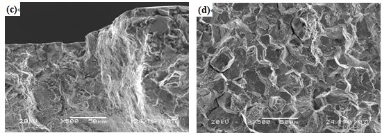 圖12-13 (c、d、e)斷口微觀形貌