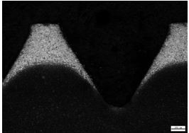 成品零件螺紋脫碳層組織